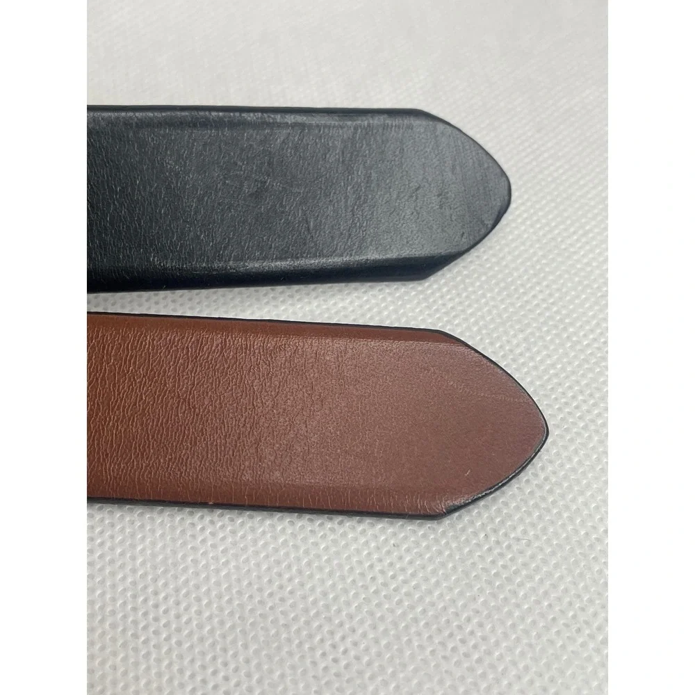 (2) J. Crew Italian Leather Belts Lot Size Small (31